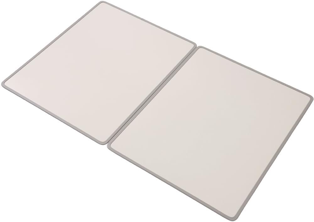 人気商品 ミエ産業 EC Ag＋抗菌 アルミ組み合わせ風呂フタ 製品サイズ 68×108cm 2枚組 アイボリー|ブルー リバーシブルカラー M11_IV_BL