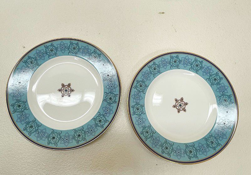 未使用 Wedgwood ウェッジウッド ターコイズジュエル プレート 27cm 2