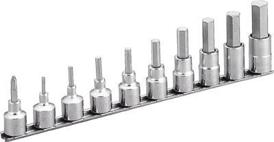 TONE 前田金属工業 トネ ヘキサゴンソケットセット ホルダー付 １０ｐｃｓ