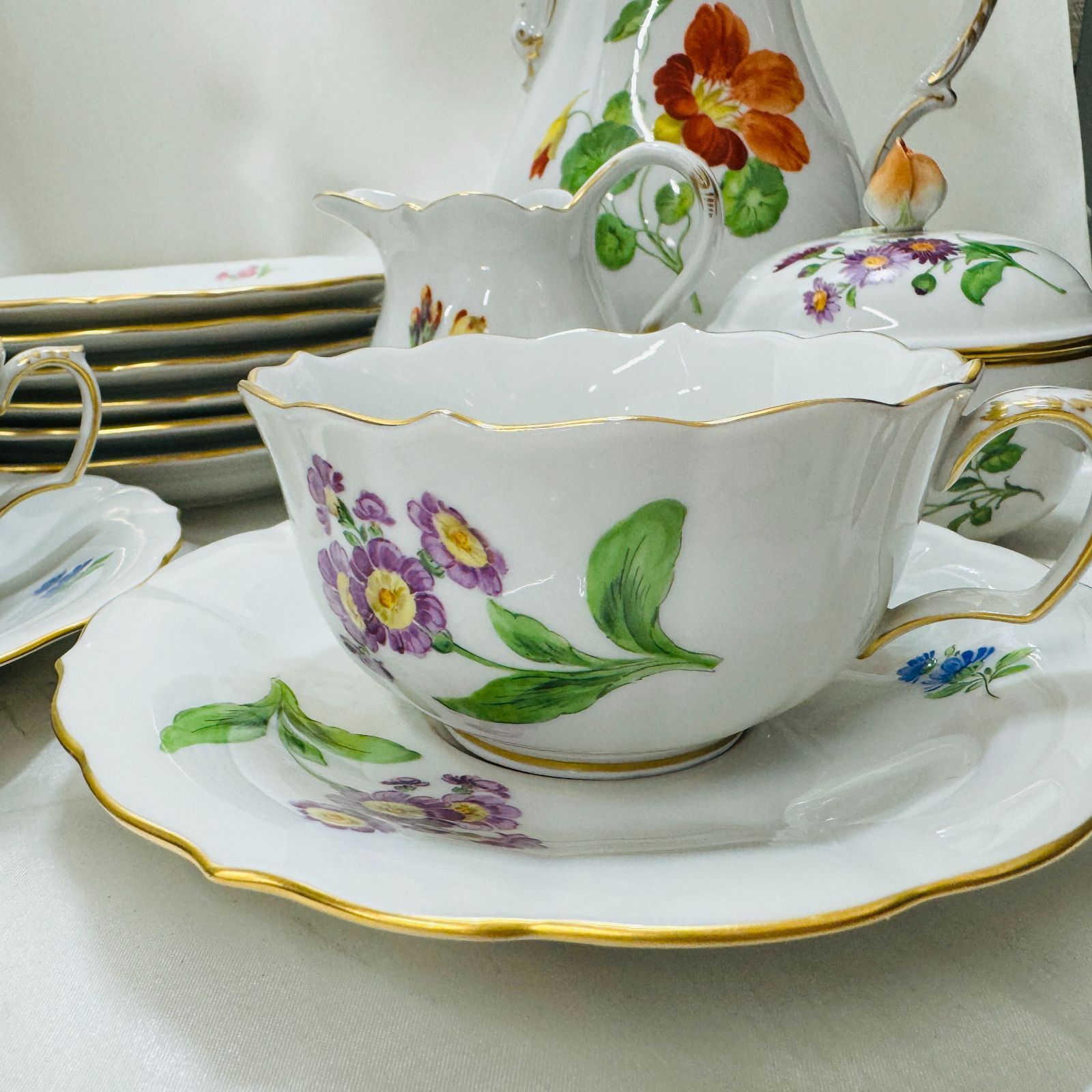 S【お買い得価格！】Meissen マイセン ティーセット ベーシック 