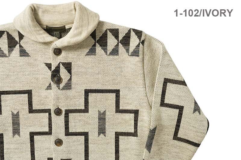Nigel Cabourn ナイジェルケーボン ニット カーディガン “TRIBAL CARDIGAN” 80510040000