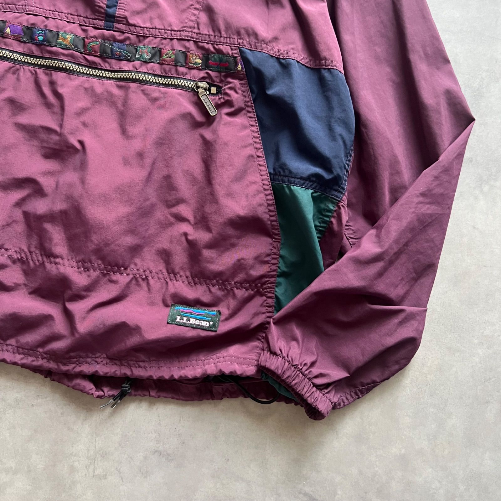 80s L.L.Bean nylon anorak parka エルエルビーン アノラック