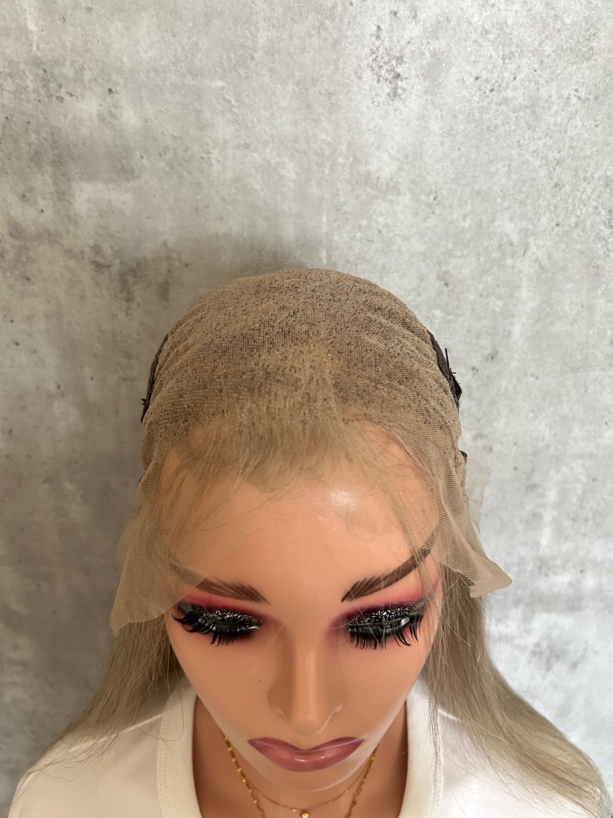 人毛100％フルウィッグ