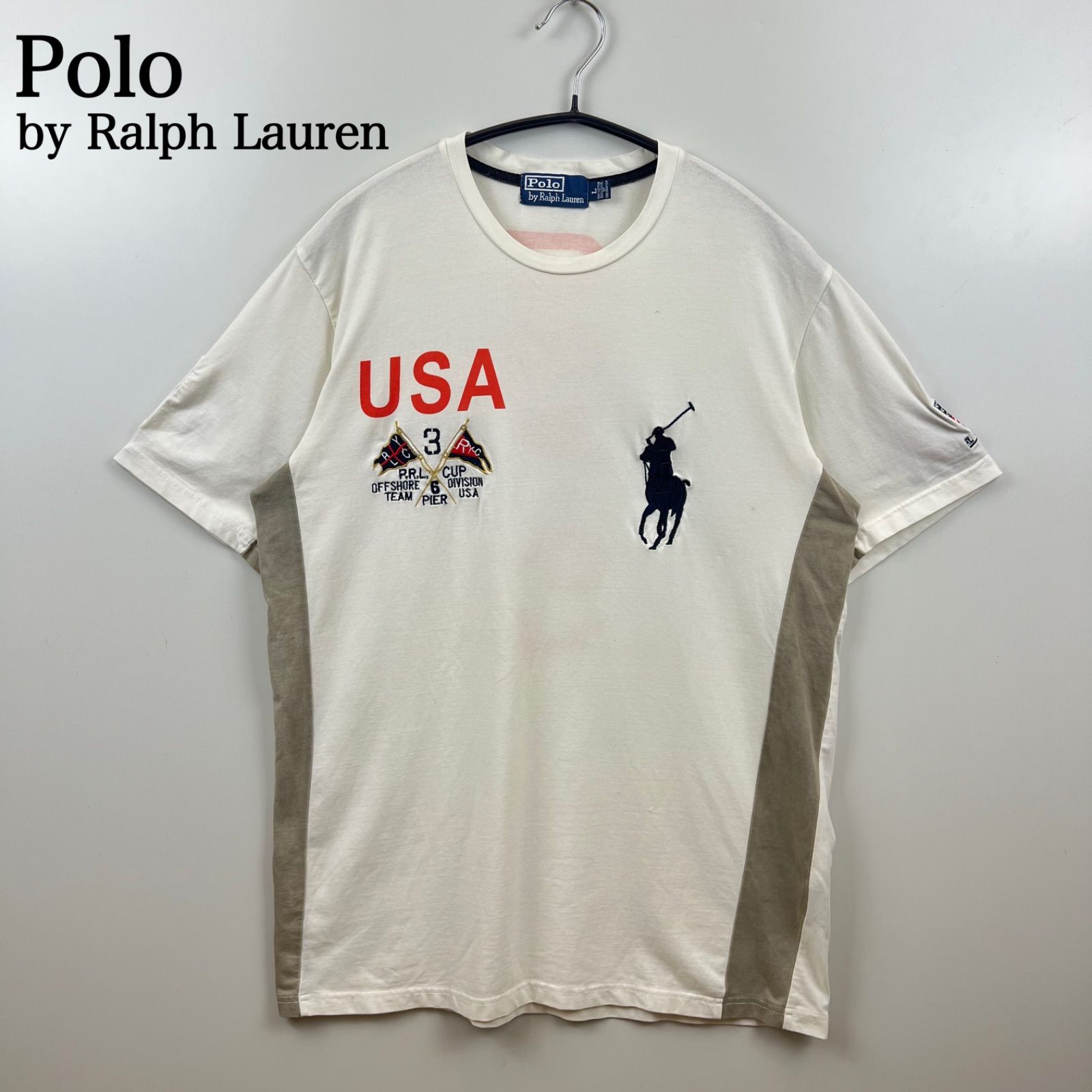 Polo by Ralph Lauren 2013 RL OCEAN CHALLENGE USA Tee L ポロラルフ 