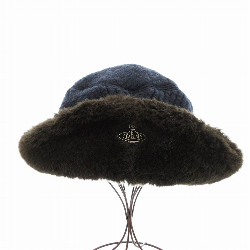 帽子　フェイクファー　ハット　ヴィヴィアン ヴィヴィアンウエストウッド Vivienne Westwood フェイクファー