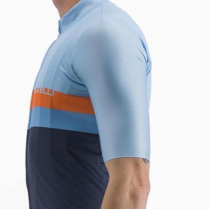 Castelli カステリ サイクルジャージ L ダークブルー Castelli