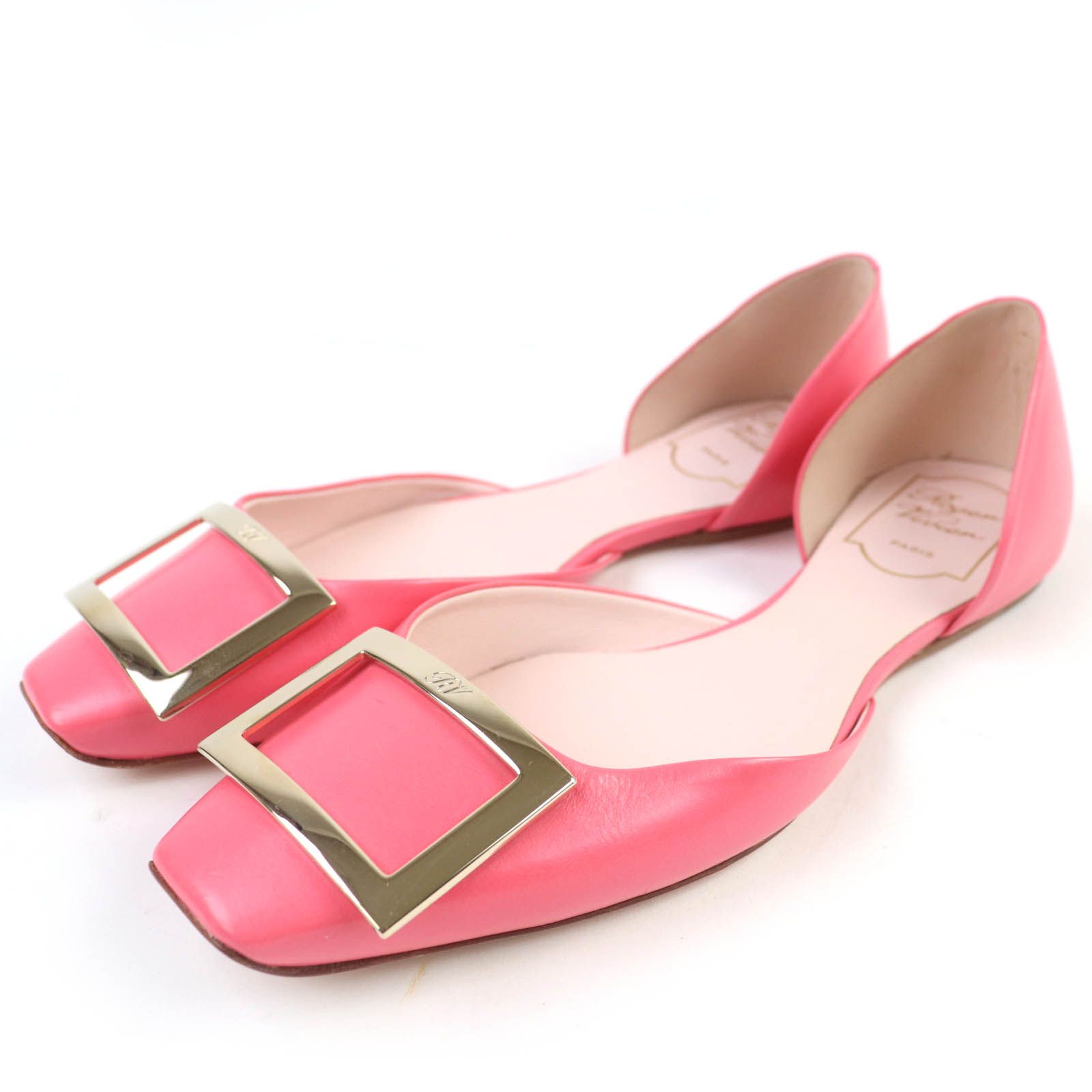 極美品☆ROGER VIVIER ロジェヴィヴィエ トランペットバレリーナ  