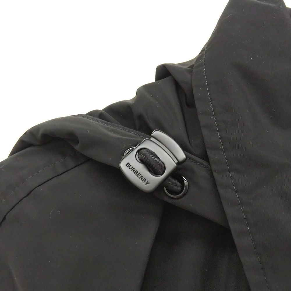 美品】バーバリーロンドン☆ナイロンジャケット 中綿 黒 ノバチェック