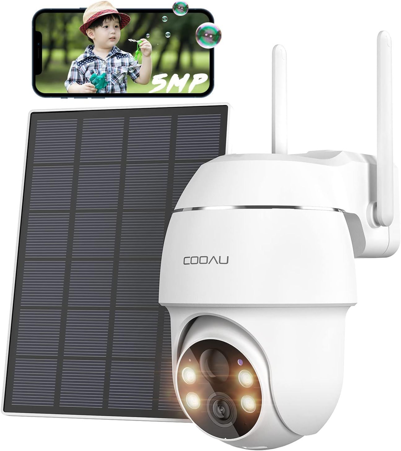 AOSU 5MP画質 インターホン ワイヤレス ドアベル 5MP画質 インターホン