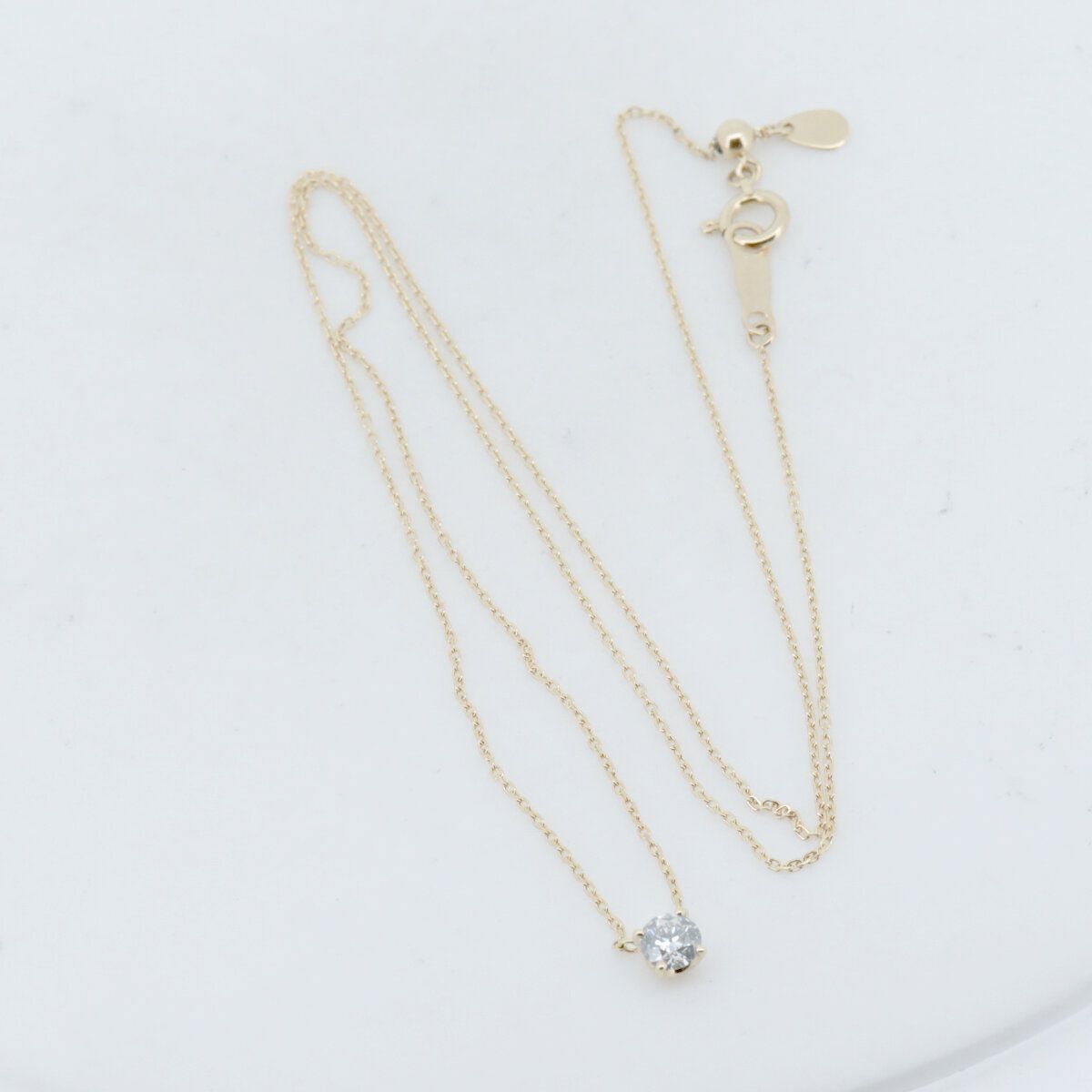 ヴァンドーム青山 ダイヤモンド ネックレス 0.278ct K18YG(18金  