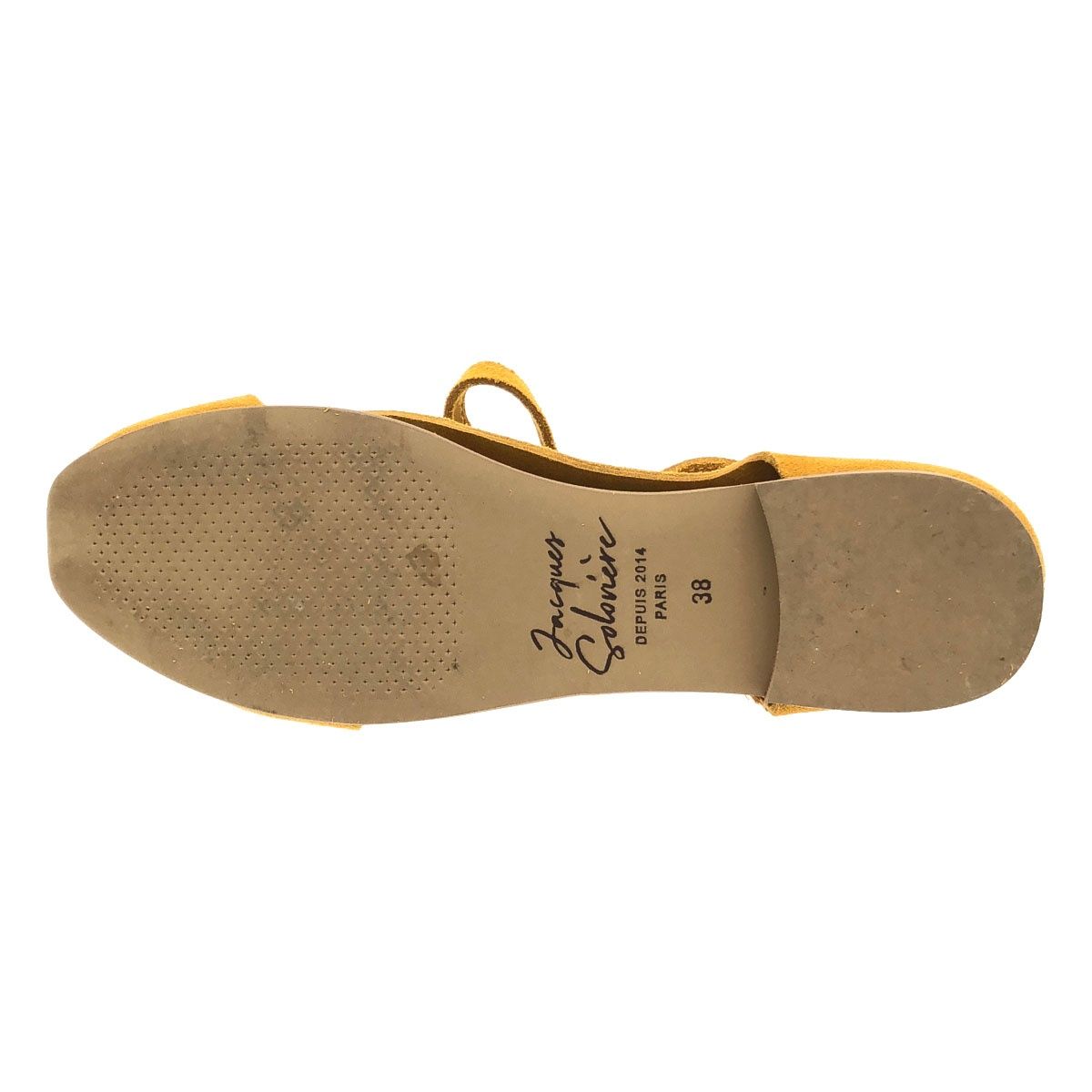 soloviere ソロヴィエール スウェード レースアップ 38 Jacques Soloviere ジャック ソロヴィエール Open Toe Sandals レース