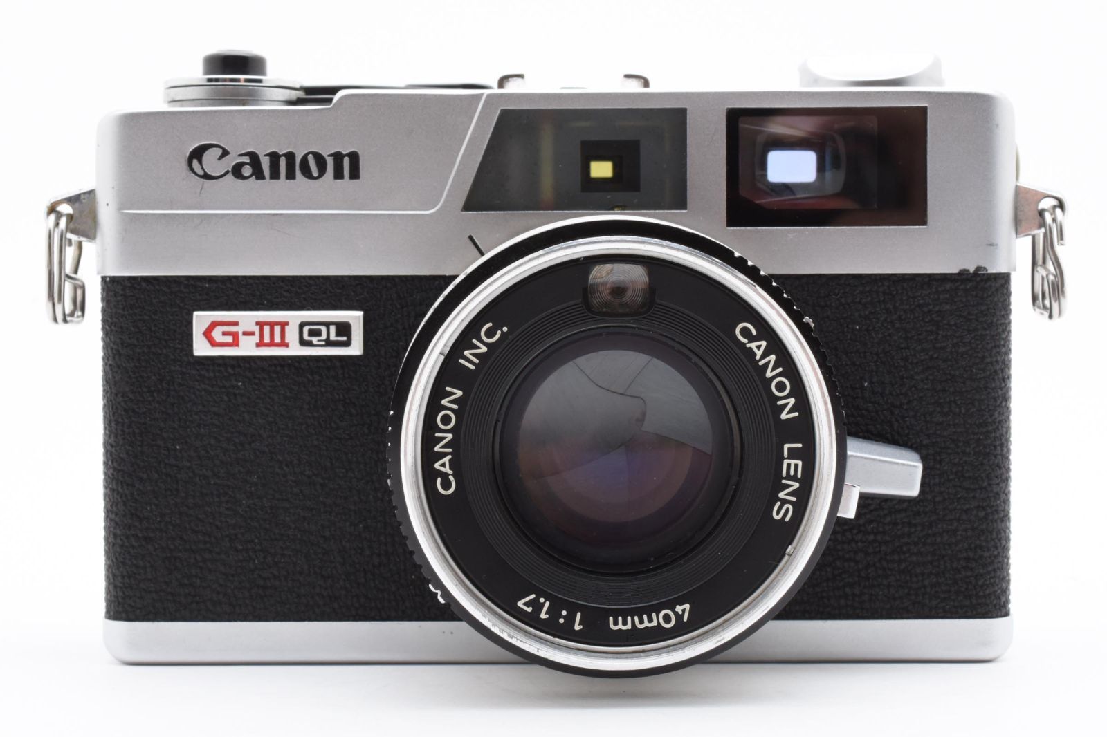 【動作品】Canon G-Ⅲ QL17　フィルムカメラ　動作確認済み　C76 Canon Canonet QL17 GIII G3 ブラック / 40mm F1.7 レンジファインダー
