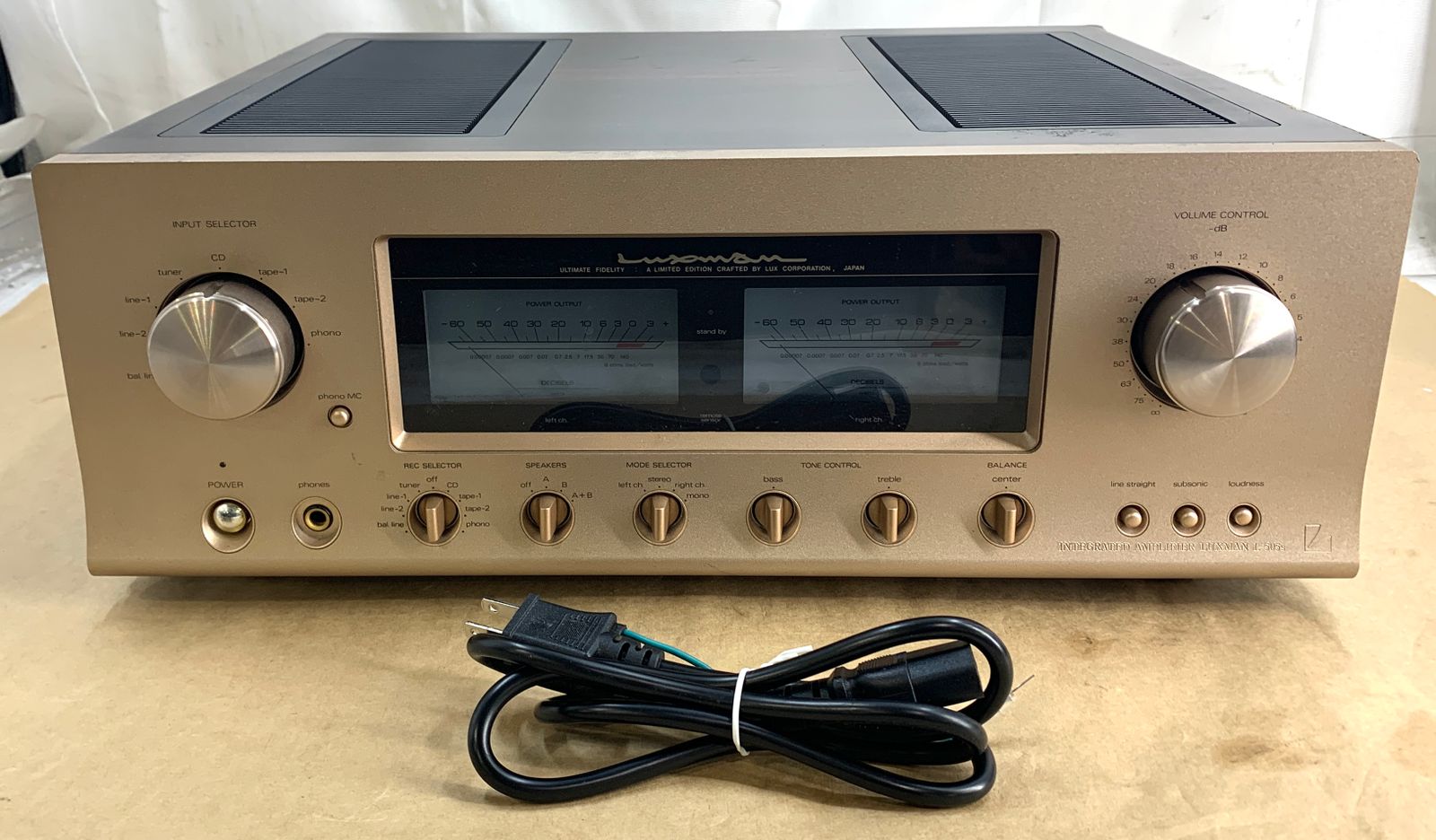 LUXMAN ラックスマン プリメインアンプ L-505S