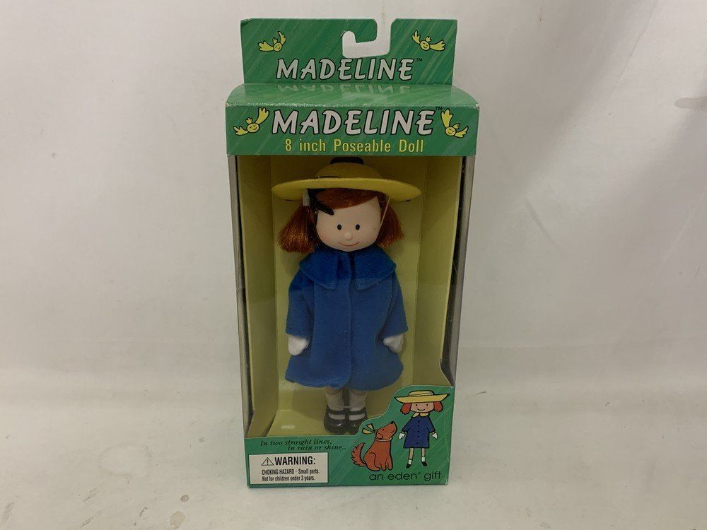 Eden エデン社 MADELINE マドレーヌちゃん 人形 ドール 箱付き サイズ: 8inch カラー: 画像参照 美中古品 Eden エデン社 MADELINE マドレーヌちゃん 人形 ドール 箱付き
