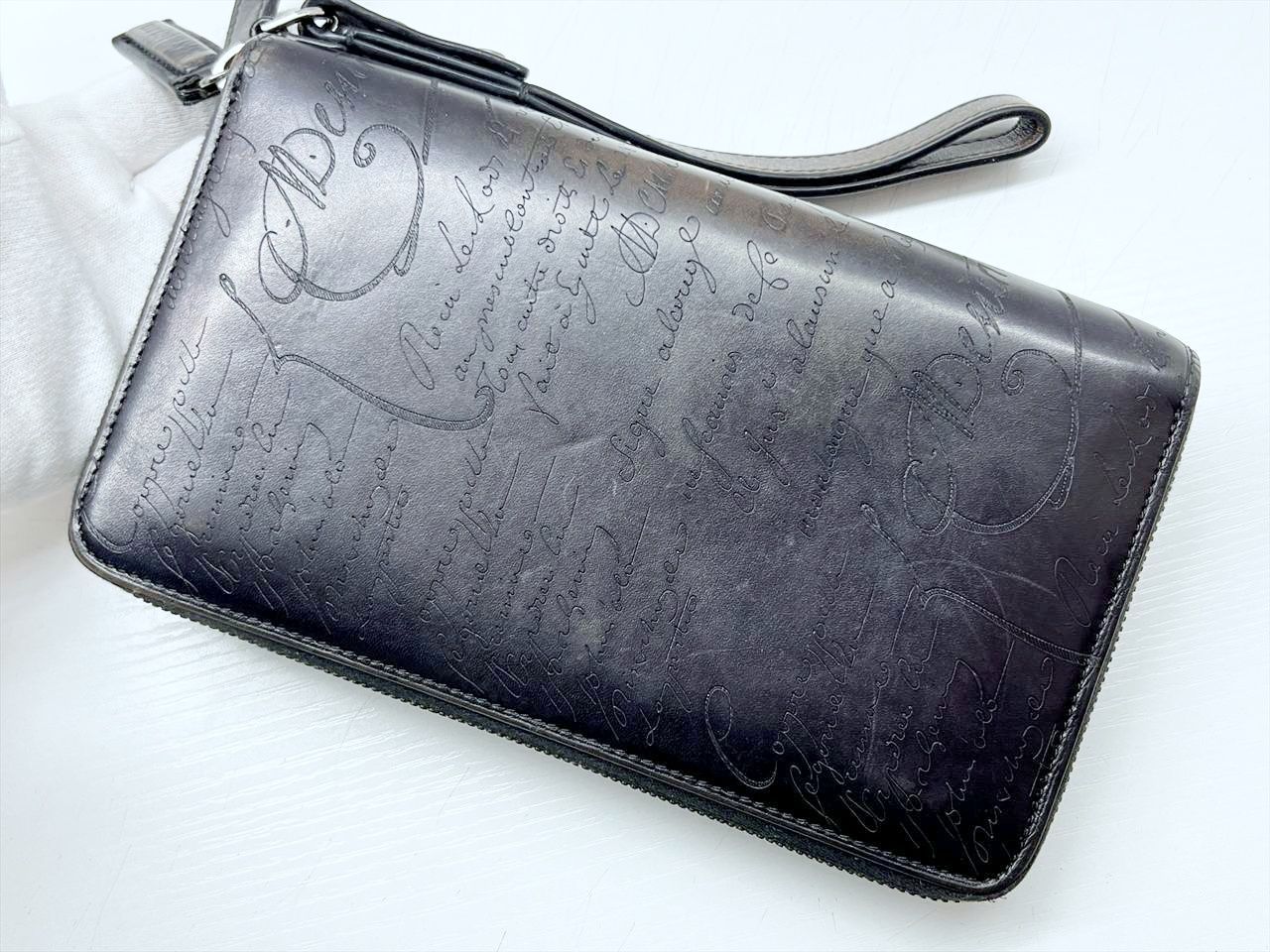 ベルルッティ タリ スクリットレザー ダブルジップ オーガナイザー 長財布 ベルルッティ タリ スクリットレザー ダブルジップ オーガナイザー 長