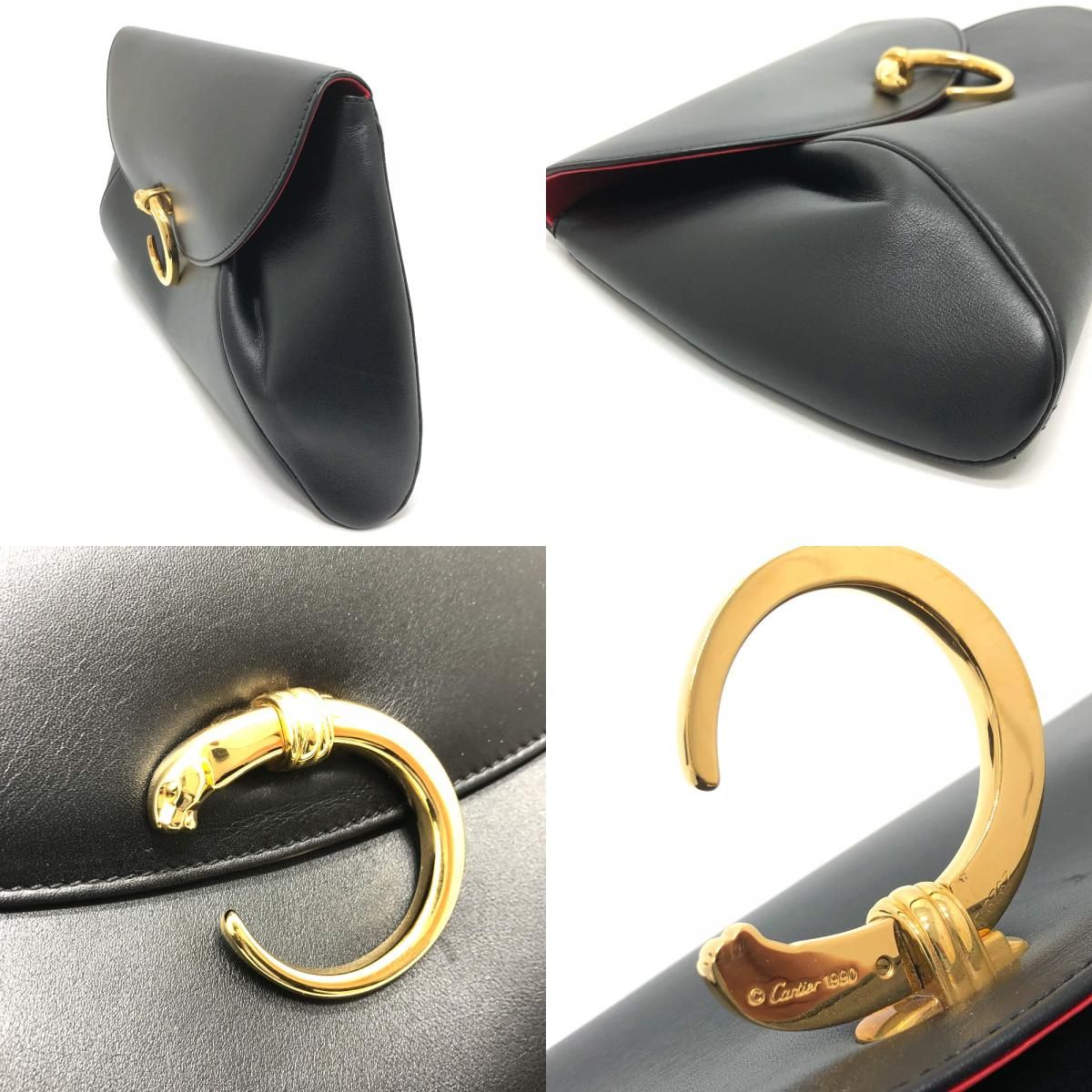 カルティエ パンテール セカンドバッグ クラッチバッグ レザー