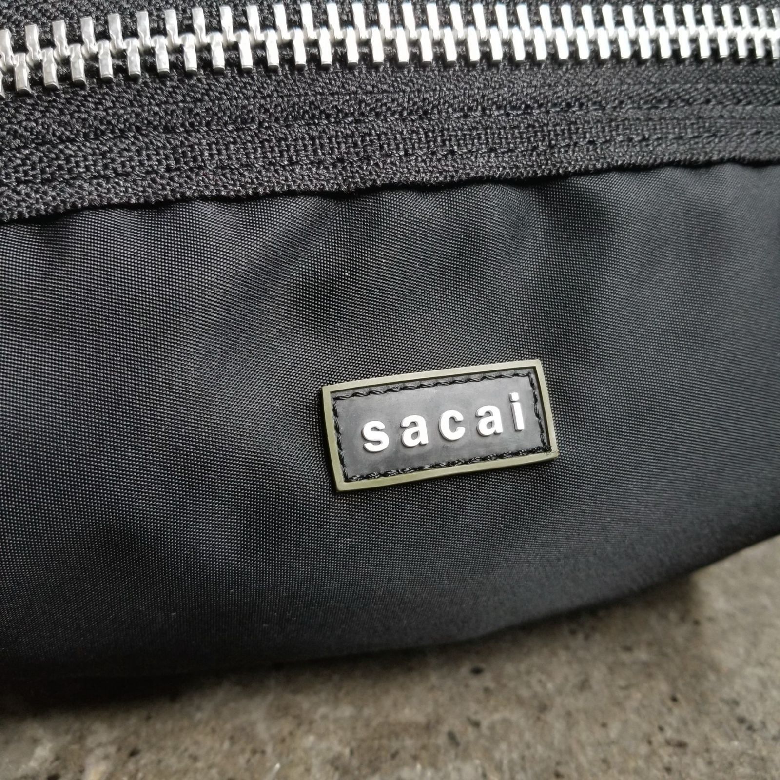 sacai 25ss Pocket Bum Bag Black サカイ ポケットバムバッグ ブラック