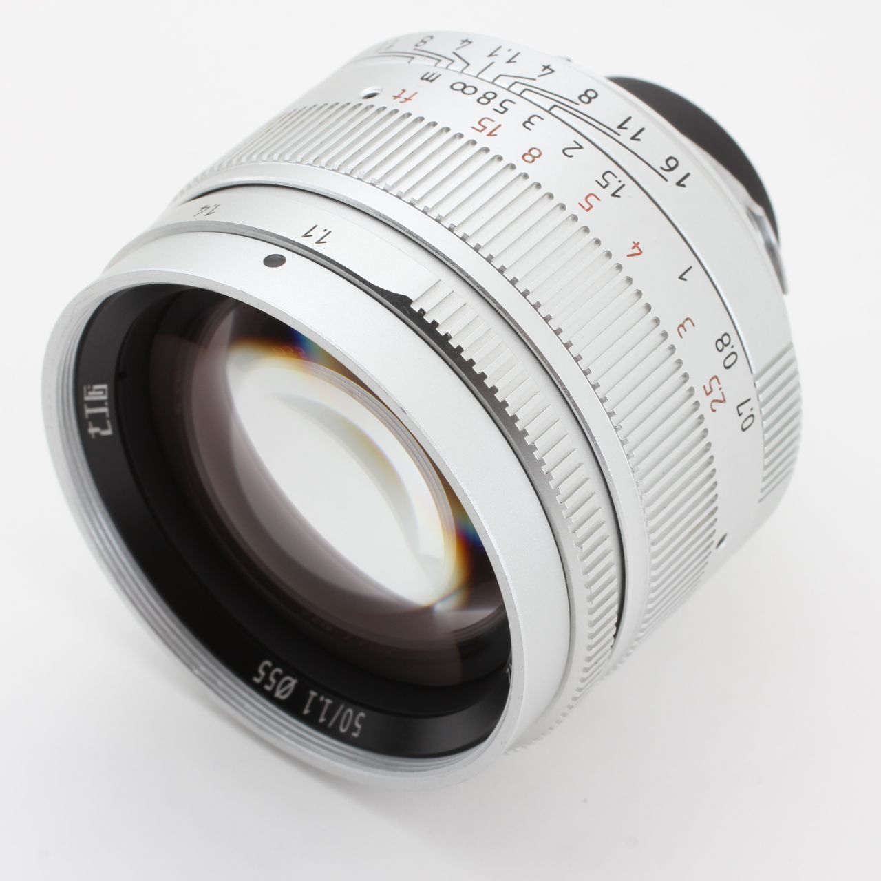 七工匠 7Artisans3520LMS35mmF2シルバー ライカM 世界限定30本】七工匠 7Artisans 35mm F2.0 II Silver Prototype