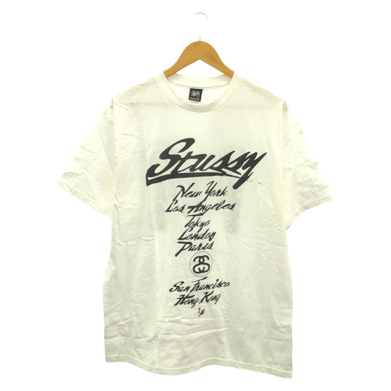 中古】00s Stussy × WTAPS World Tour Design Tee サイズL