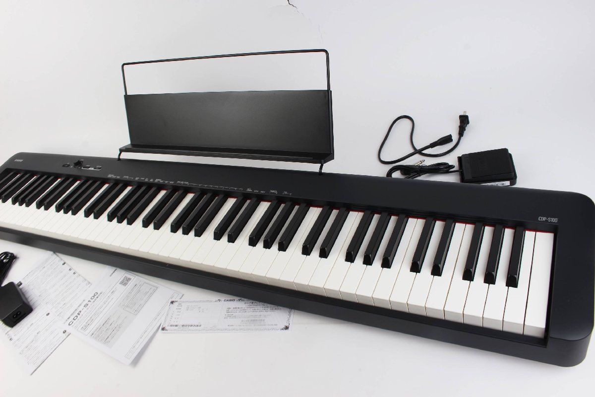 CASIO カシオ 電子ピアノ 88鍵盤 CDP-S100BK 2023年製 【公式通販】