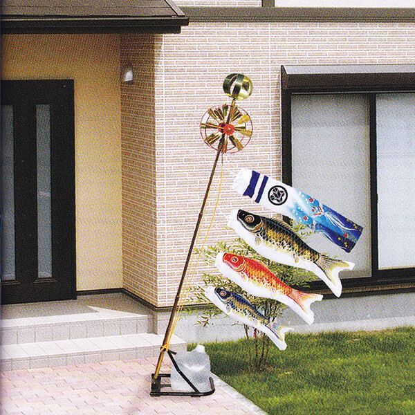 鯉のぼり　スタンドセット　庭　ベランダ置 こいのぼり スタンドセット 庭園スタンドセット | 株式会社徳永こいのぼり