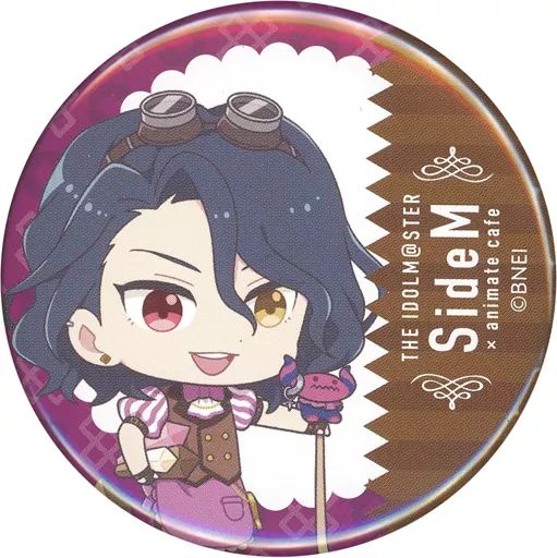 SideM アスラン 缶バッジ 中古】バッジ・ピンズ アスラン=ベルゼビュートII世 「アイドル