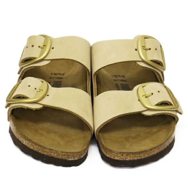 BIRKENSTOCK (ビルケンシュトック) 1024064 ARIZONA BIG BUCKLE アリゾナ ビッグバックル ヌバックレザーサンダル  SAND CASTLE ナロー幅 BI280 ナロー幅 36-約23.0cm