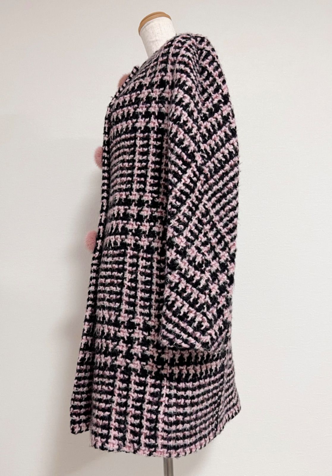 ERMANNO SCERVINO エルマンノシェルヴィーノ 40 コート ツイード