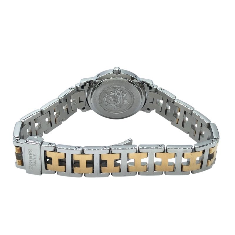 エルメス HERMES クリッパー CL4.220 シルバー GP/SS レディース