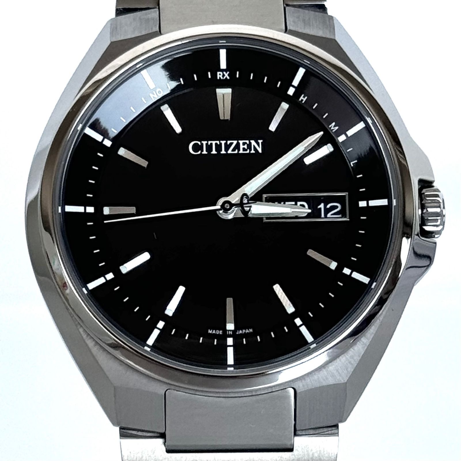 美品シチズンアテッサ 電波ソーラー美品AT6050-54E