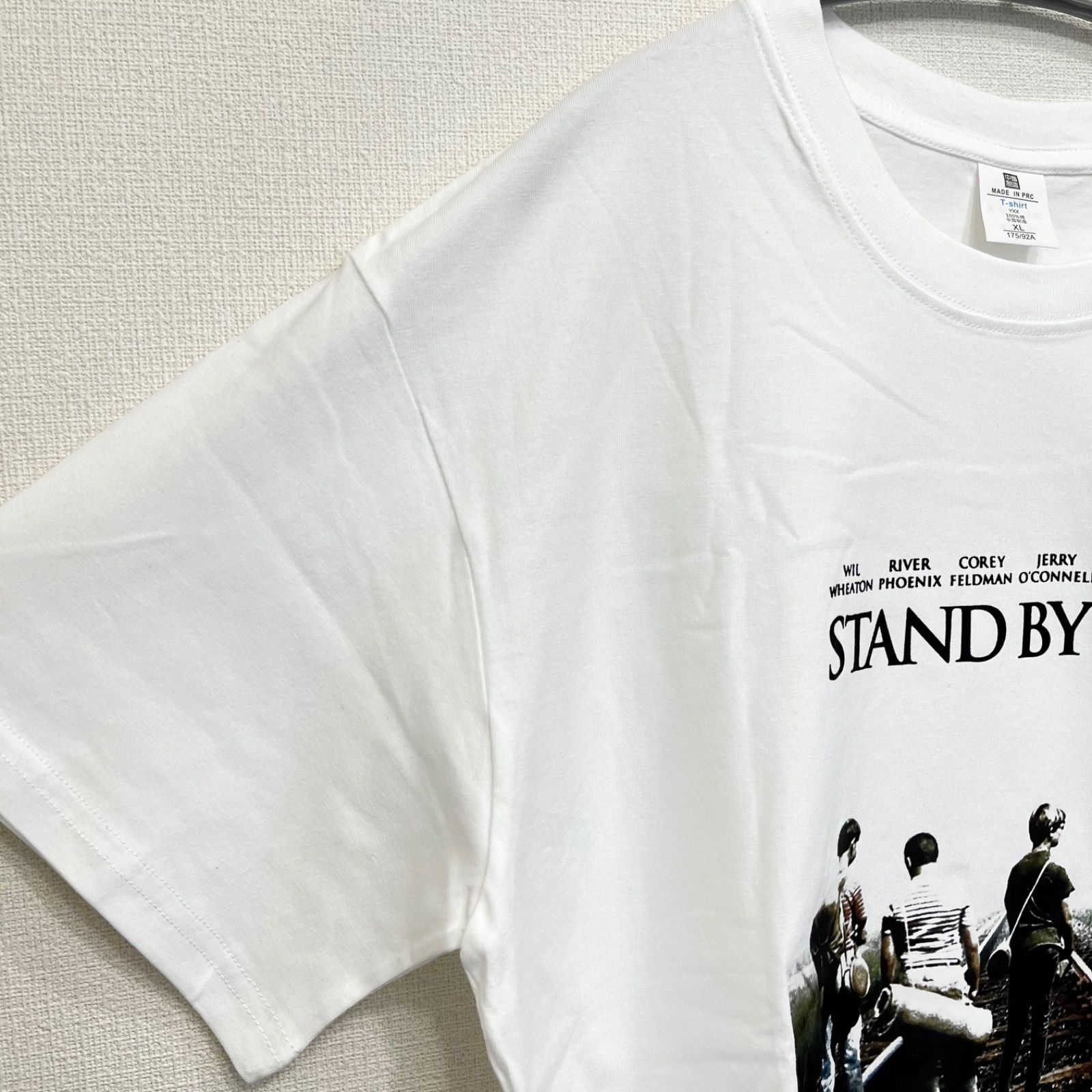 映画プリント 半袖シャツ Lサイズ　スタンドバイミー Amazon | [スタンド バイ ミー] 半袖 ムービープリント Tシャツ