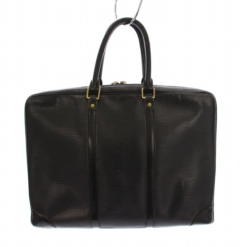 ルイヴィトン LOUIS VUITTON エピ ポルトドキュマン ヴォワヤージュ ビジネスバッグ ブリーフケース ノワール M59162 |YM ●D OH