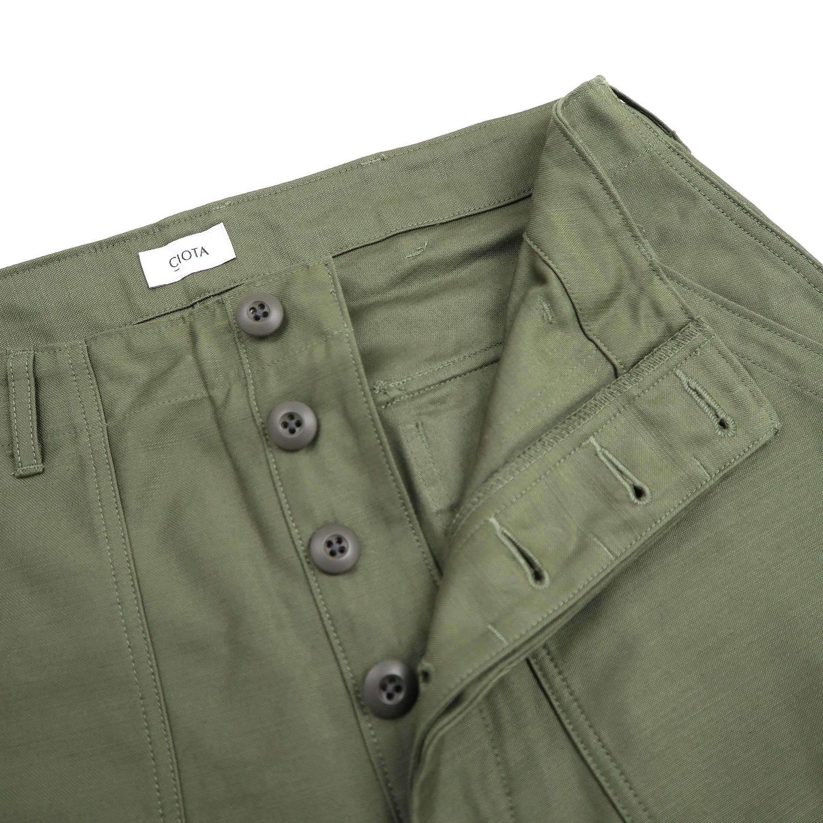 CIOTA シオタ BAKER PANTS コットンベイカーパンツ PTLM-152 カーキ 5 