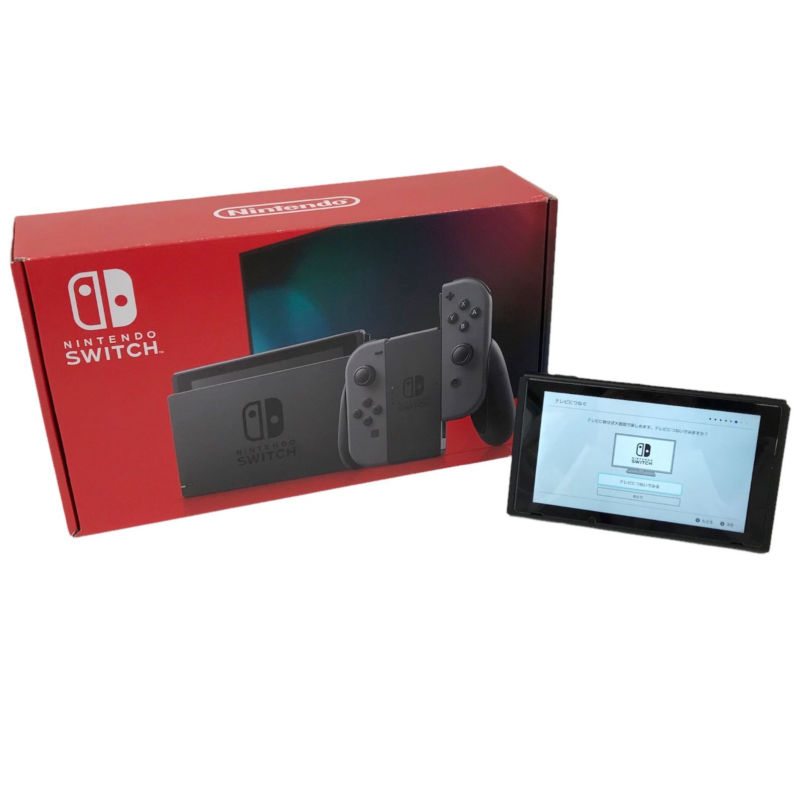 θ【美品/簡易動作確認済】Nintendo Switch 新型 グレー - 買取ELITE