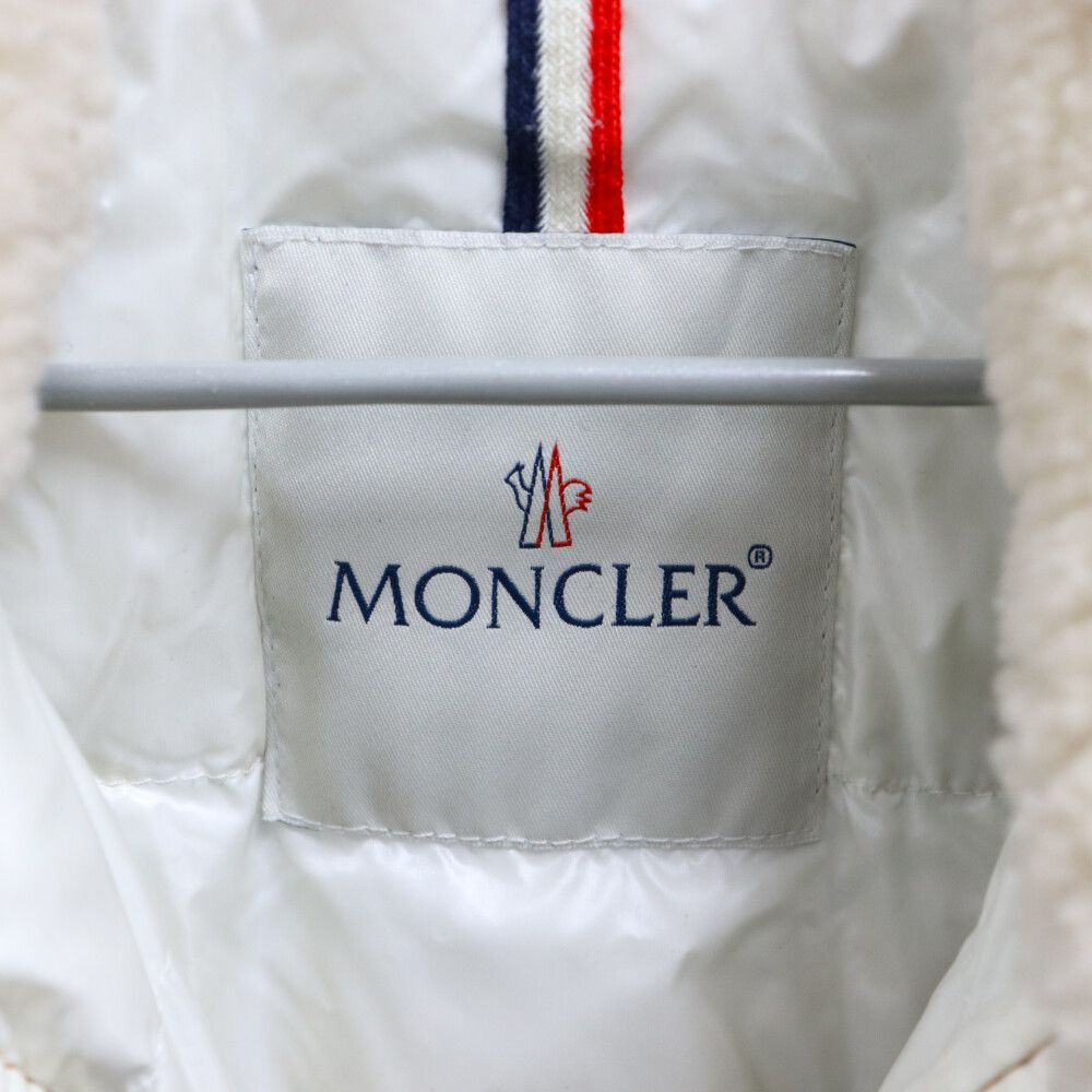 MONCLER (モンクレール) 15AW×ami MARCELL アミ マルセル ボア ムートン デニム ダウンジャケット インディゴ  A209H4139225 - メルカリ