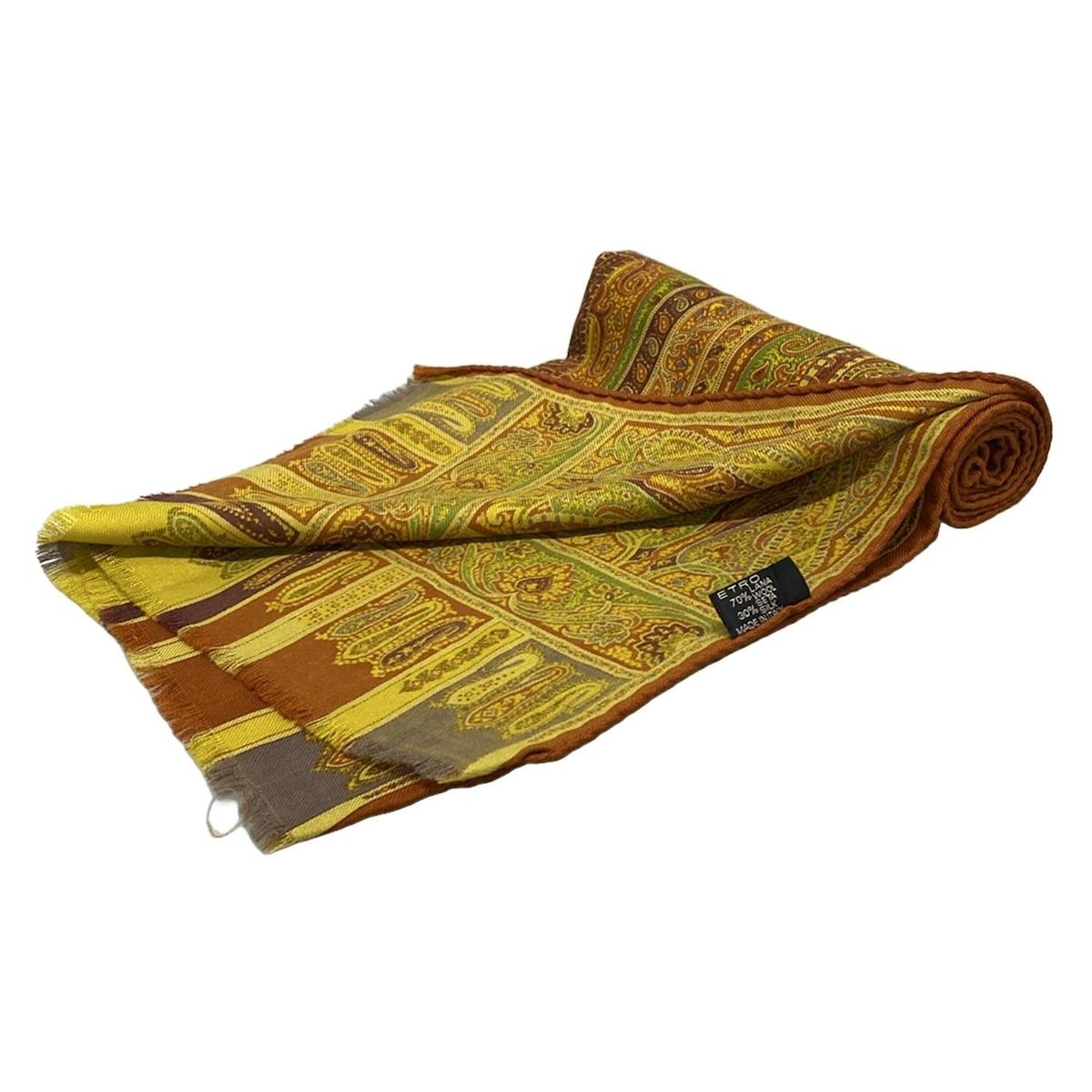 ETRO】エトロ シルクウールストール ショート ETRO エトロ シルク