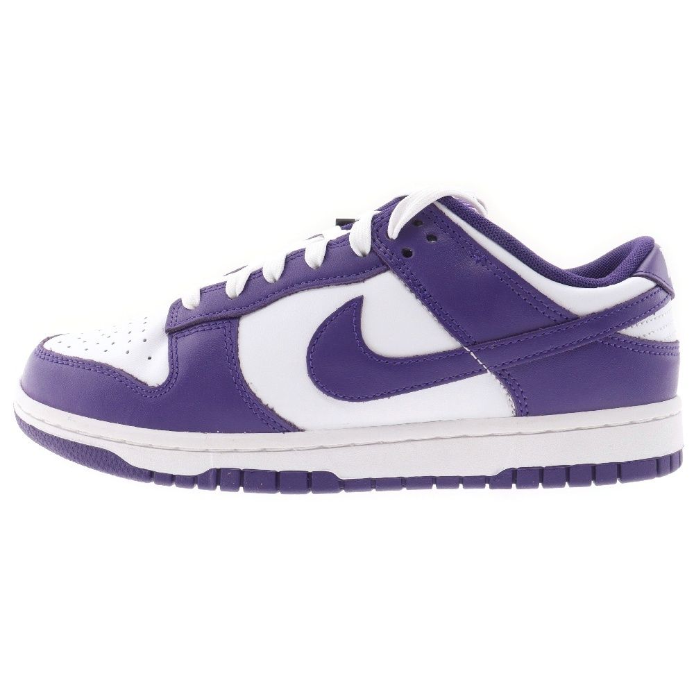 NIKE (ナイキ) DUNK LOW RETRO COURT PURPLE DD1391-104 ダンク レトロ コートパープル ローカットスニーカー ホワイト/パープル US8.5/26.5cm