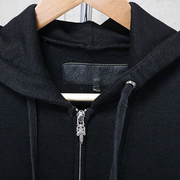 銀座店 クロムハーツ CHプラス パッチ ダガー ジップパーカー S 90056 