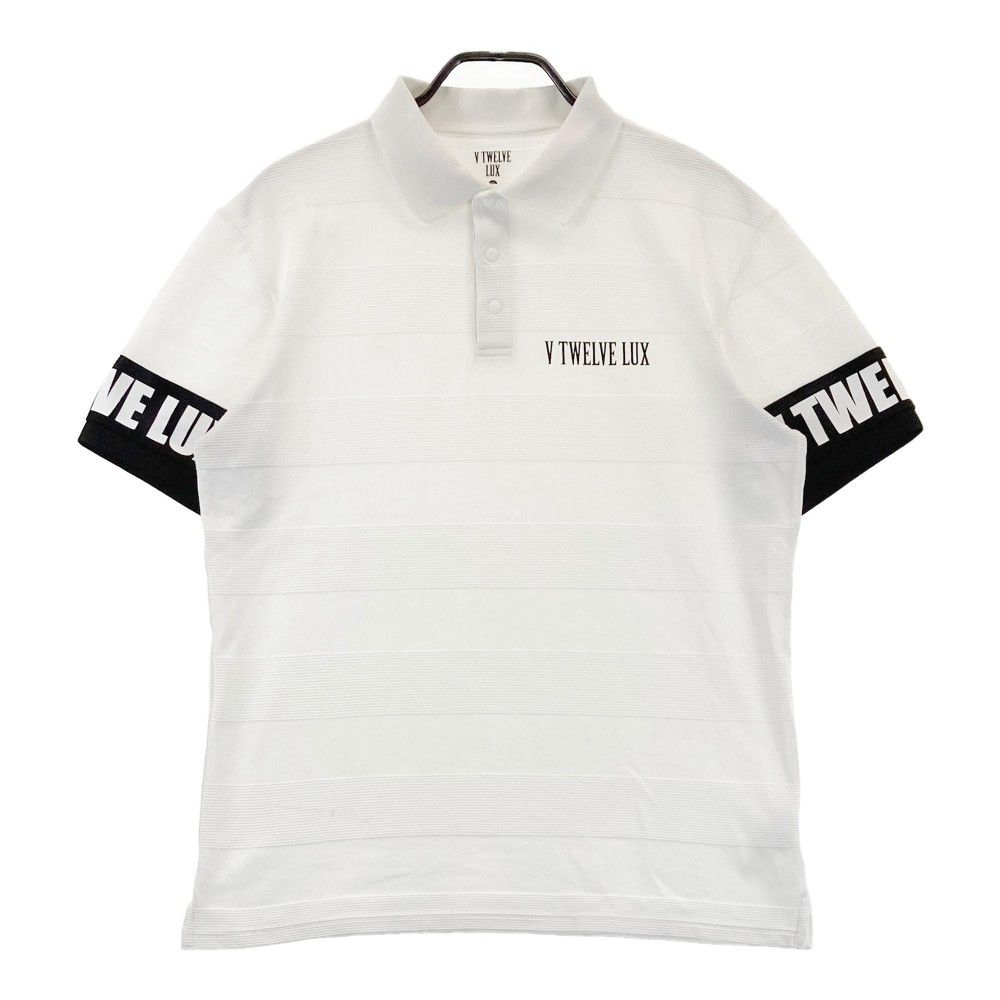 新品】V12／半袖ポロシャツ／メンズ／ホワイト 中古 メンズ ヴィ