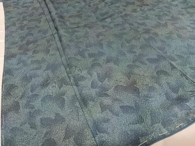 平和屋着物○京の匠日展作家 丹下雄介 小紋 舞花文 暈し染め 正絹 逸品