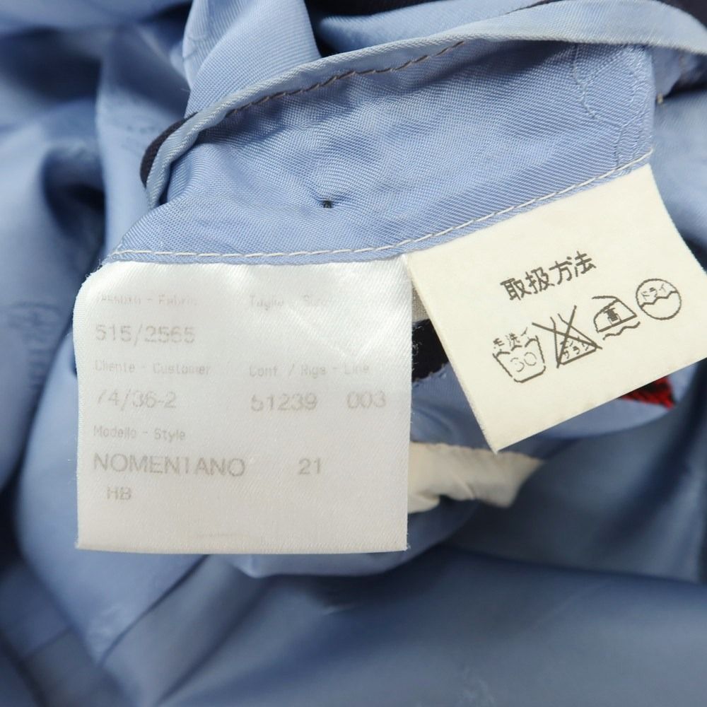 中古】ブリオーニ Brioni ウール テーラードジャケット ダークネイビー