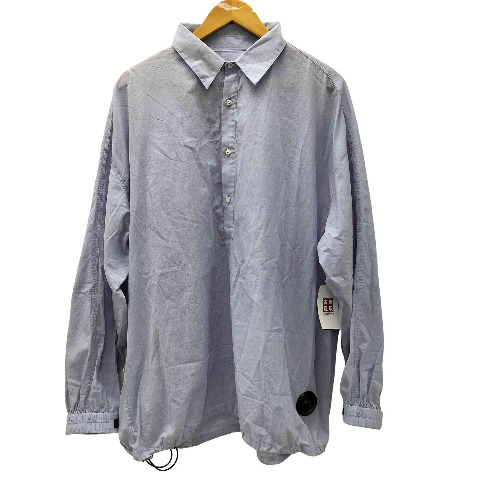 グラフペーパー Graphpaper 25SS Seersucker Pullover Shirt シアサッカー プルオーバー シャツ メンズ JPN 1