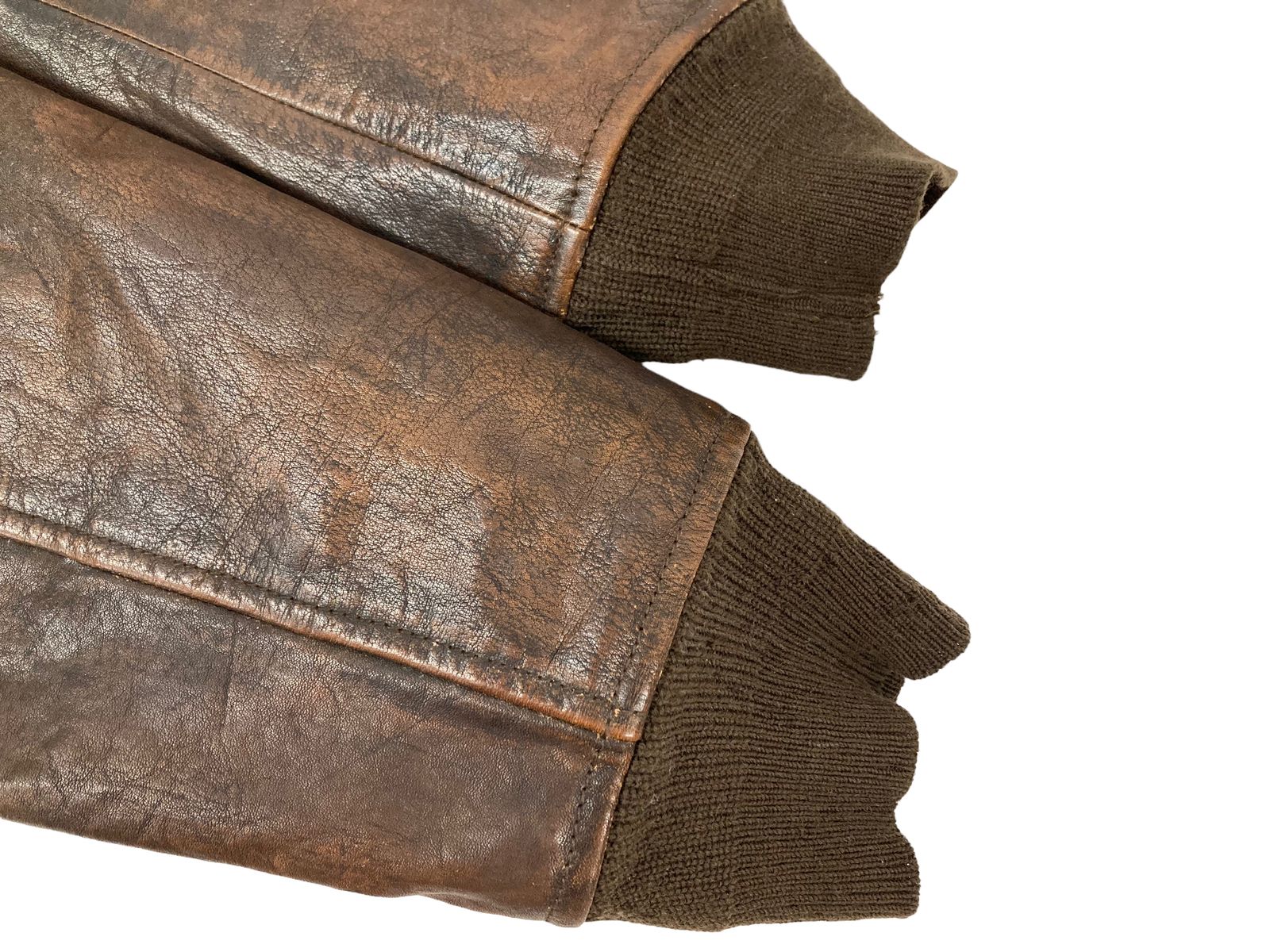 現行・美品　ラルフローレン　G1　レザー フライト ジャケット　ヴィンテージ加工 極上！ヴィンテージ加工 ラルフローレン G-1 レザー フライトジャケット