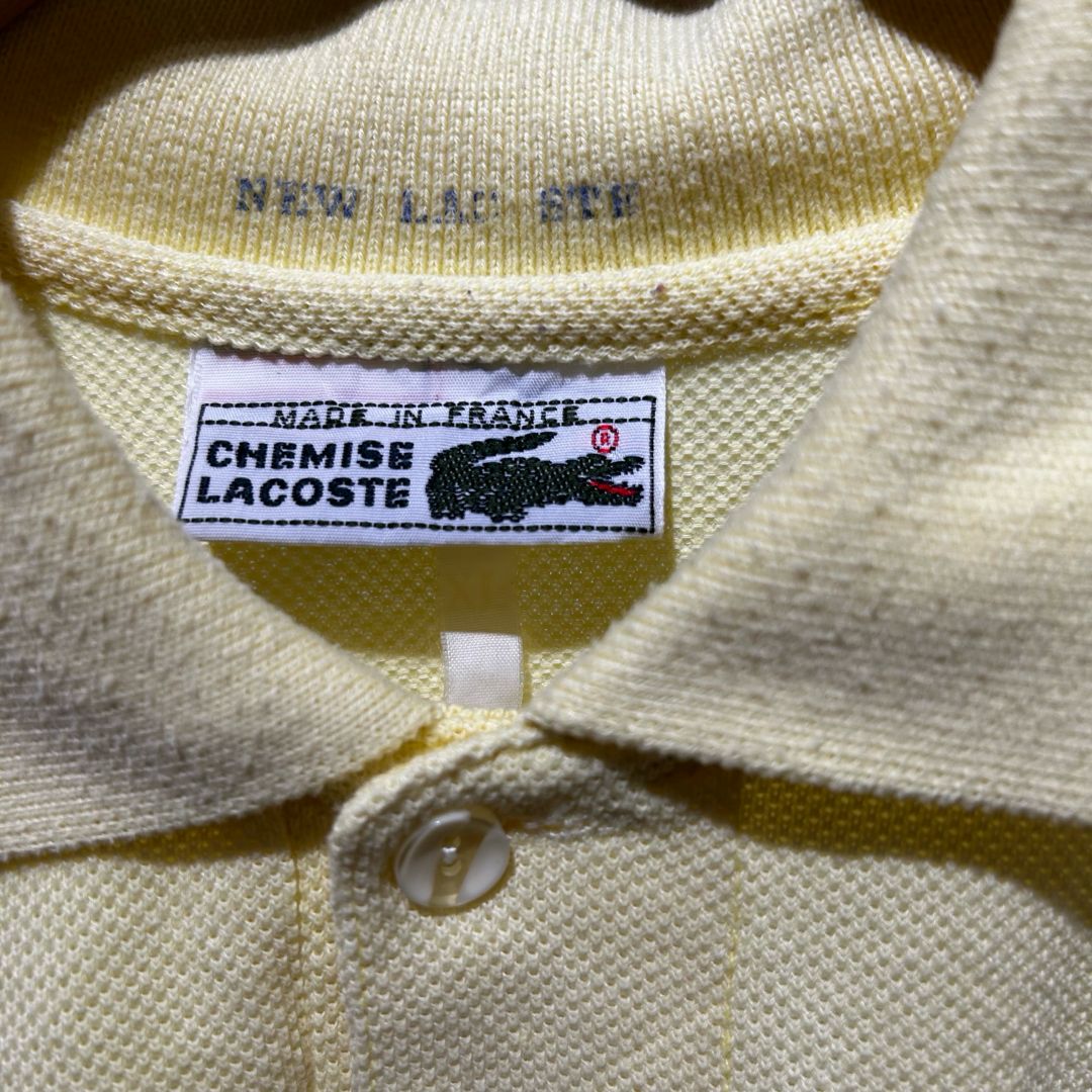 CHEMISE LACOSTE 70s ポロシャツ リブ付き vintage B500/ヴィンテージ 70s80s CHEMISE LACOSTE ポロシャツ - メルカリ