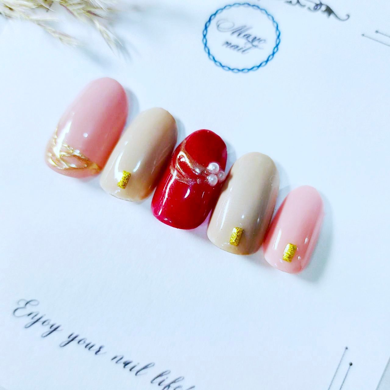 シンプルネイルチップ 10枚セット - MAYO NAIL - メルカリ