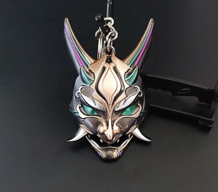 入荷待ち！【靖妖儺舞】夜叉 降魔大聖 護法夜叉大将 魈 キーホルダー 入荷！【靖妖儺舞】夜叉 降魔大聖 護法夜叉大将 魈 キーホルダー