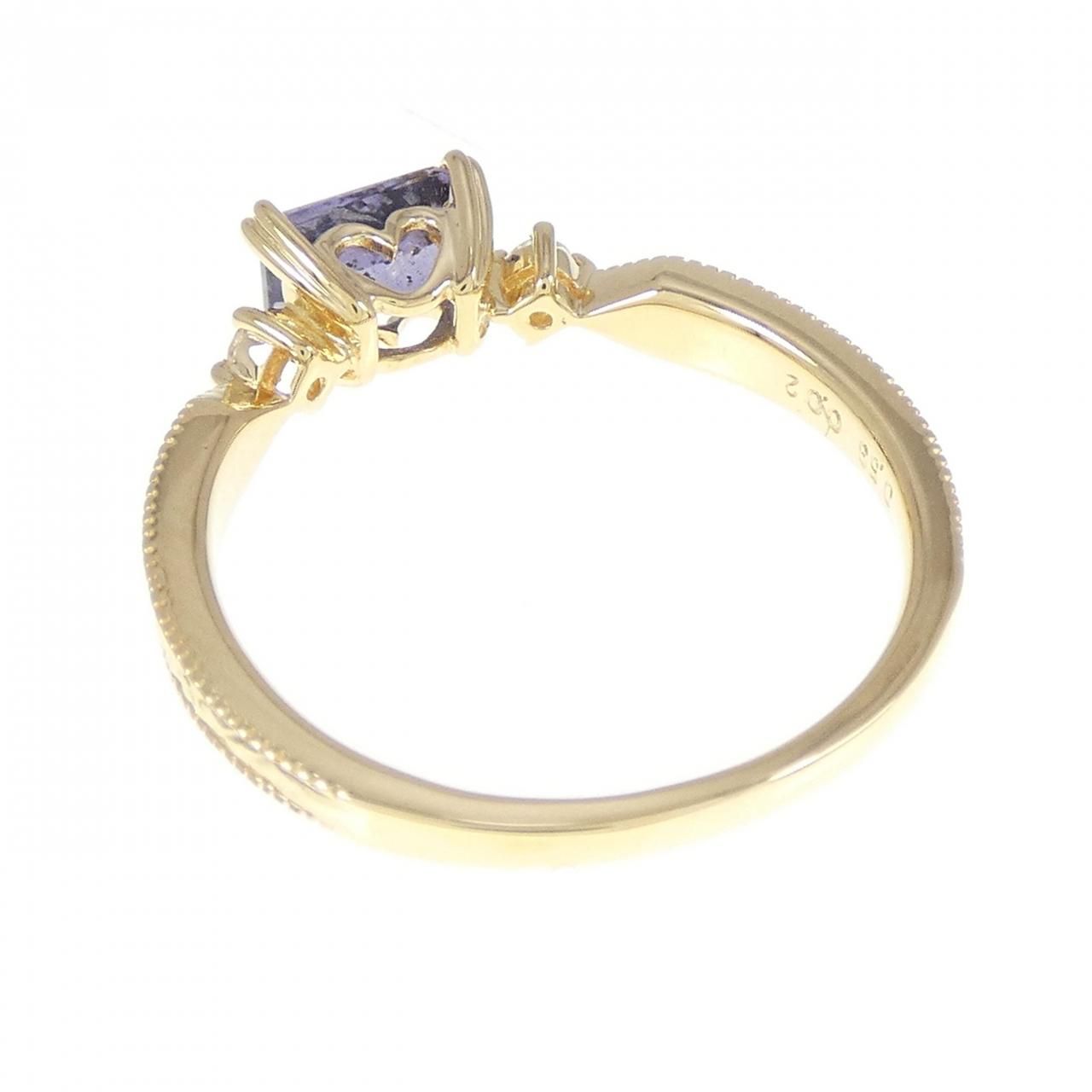 K18YG アイオライト リング 0.53CT - メルカリ K18YG アイオライト リング 0.53CT - メルカリ