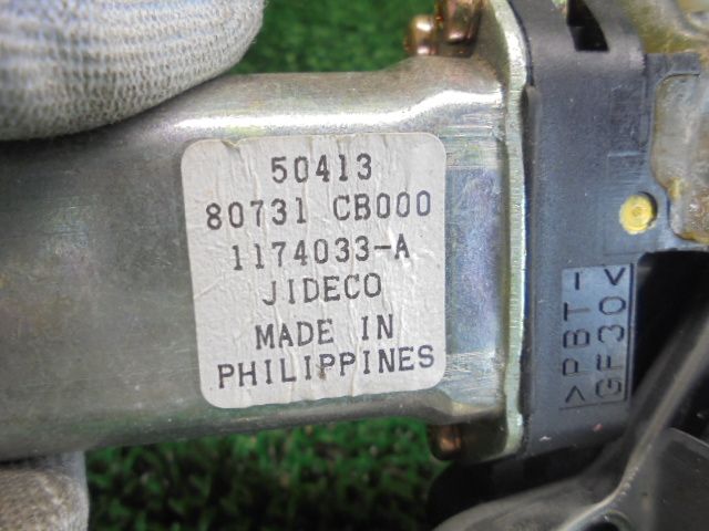 3FJ5122 NL1 日産 ムラーノ PZ50/PNZ50 350XV FOUR フロント左ドアレギュレーターモーター　80731CB000
