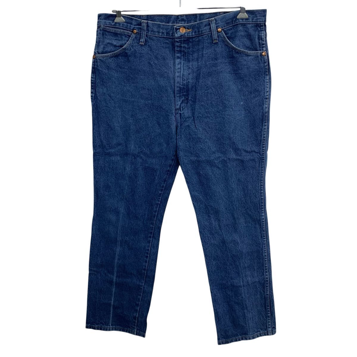 Wrangler デニムパンツ W38 インディゴブルー ラングラー ジップアップ 