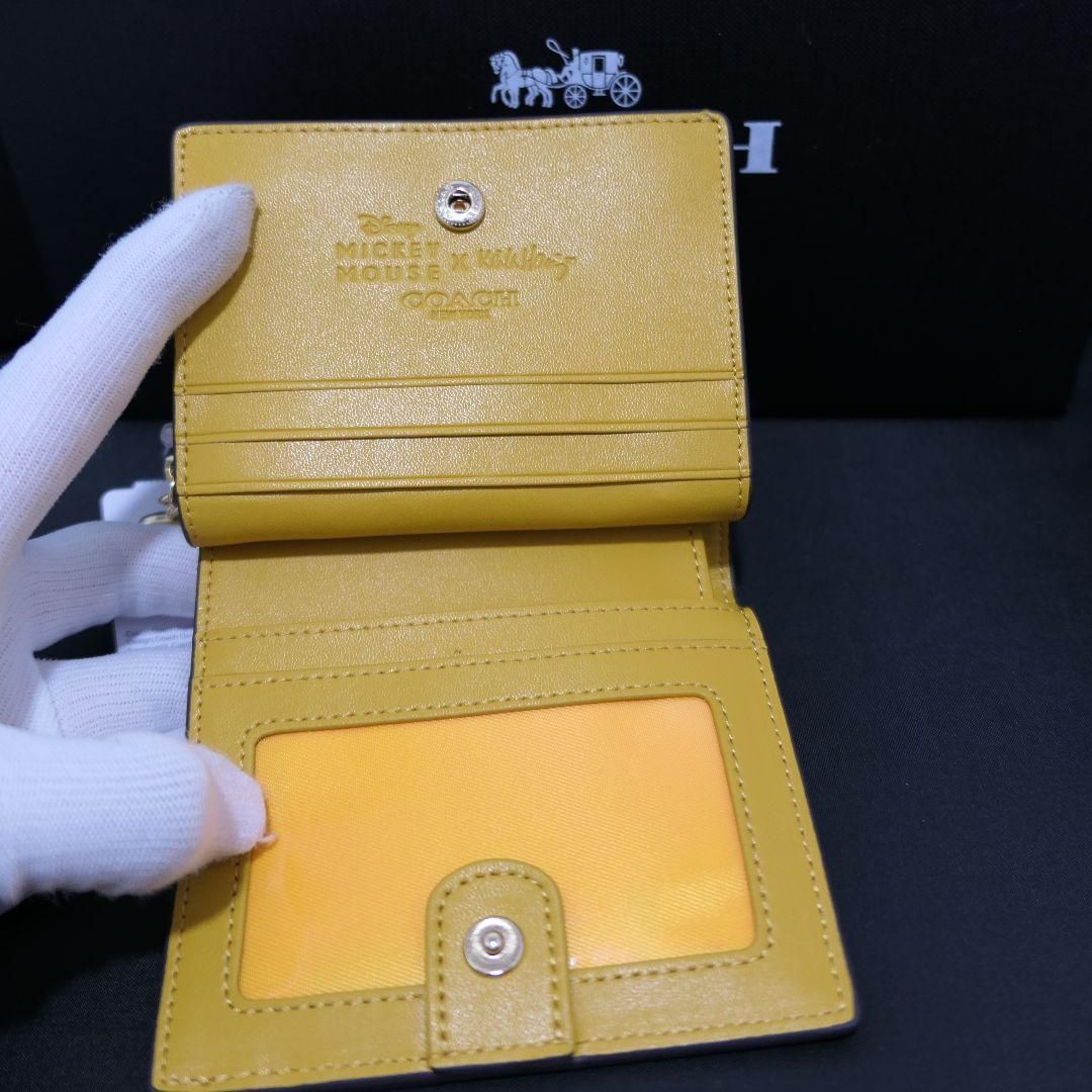 COACH コーチ ミッキーマウス キースヘリング スナップウォレットC7433 - メルカリ